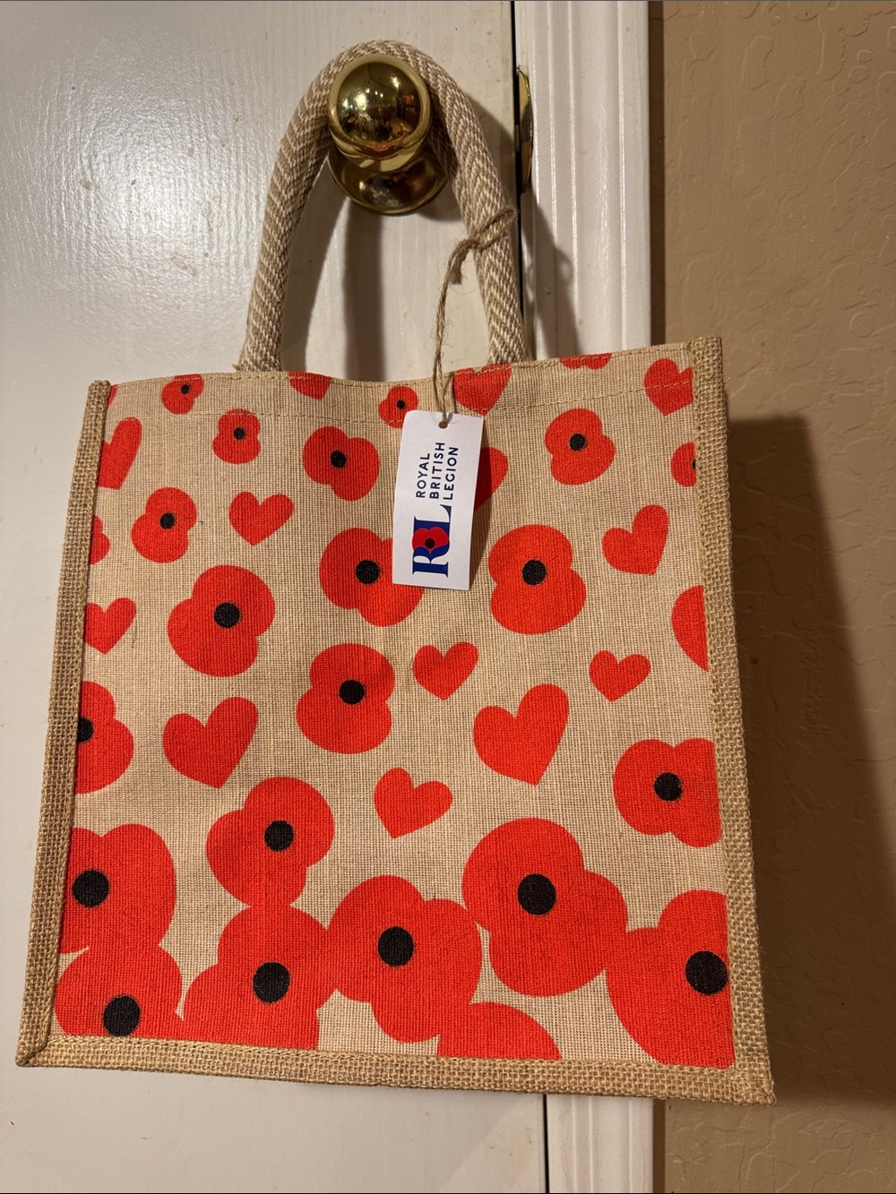 Red Poppy Tote Bag